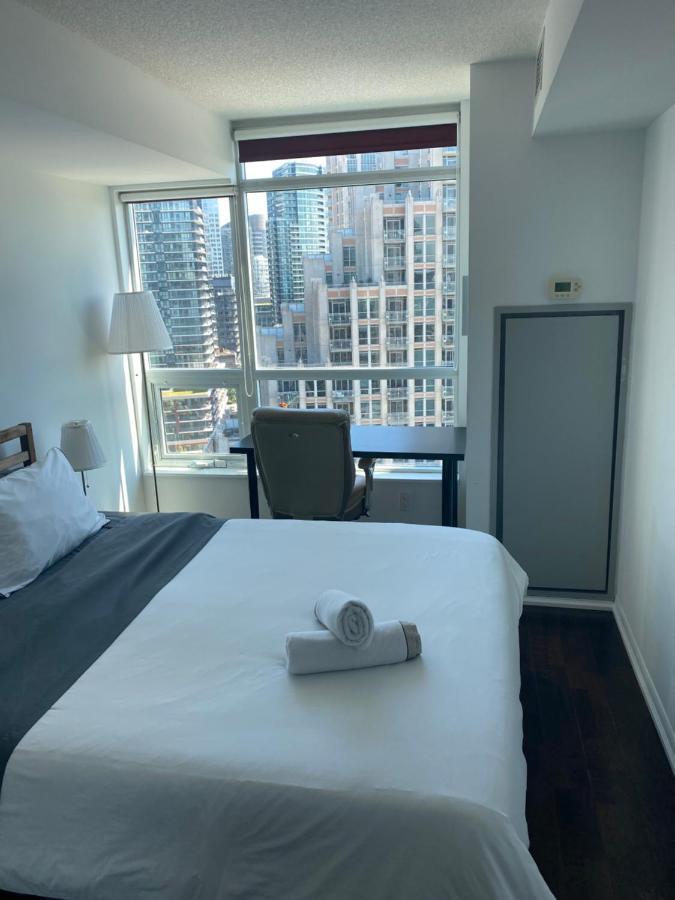 Downtown Toronto+Free Parking+Cn Tower View Leilighet Eksteriør bilde